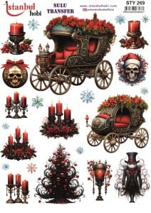 Yılbaşı Sulu Transfer 25x35cm STY269
