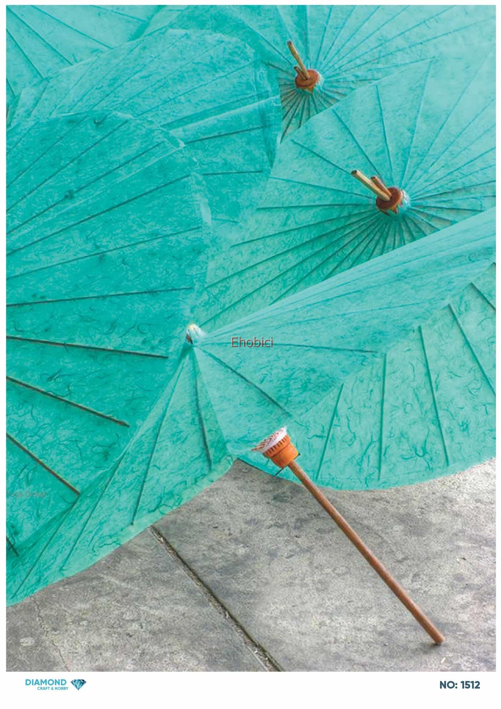 Diamond Pirinç Dekopaj Kağıdı - 1512