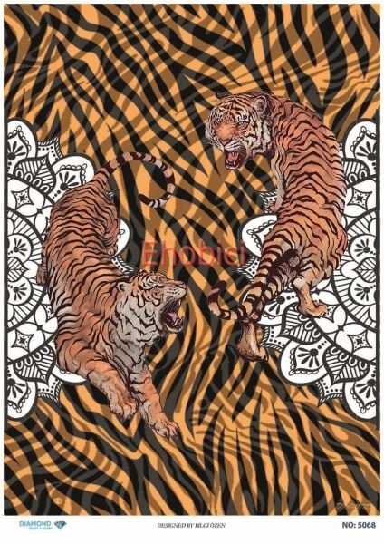 Diamond Pirinç Dekopaj Kağıdı - 5068