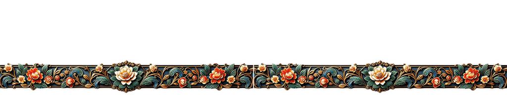 Ütü ile Bordür Rub On Transfer Kağıdı 150cm RK167