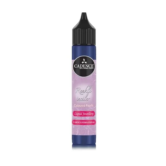 Cadence Renkli İnciler 590 Metalik Safir 25ml