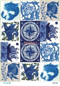 Diamond Pirinç Dekopaj Kağıdı - 1012