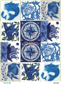 Diamond Pirinç Dekopaj Kağıdı - 1012