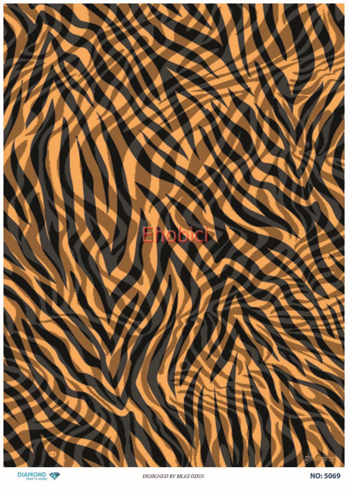 Diamond Pirinç Dekopaj Kağıdı - 5069