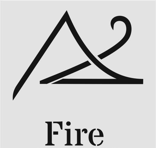 Yazı Desenler Stencil Şablon (25x25) YZ-304