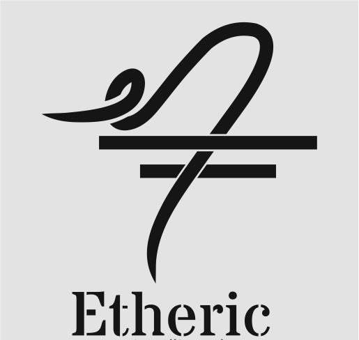 Yazı Desenler Stencil Şablon (25x25) YZ-305