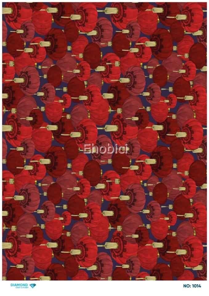 Diamond Pirinç Dekopaj Kağıdı - 1014