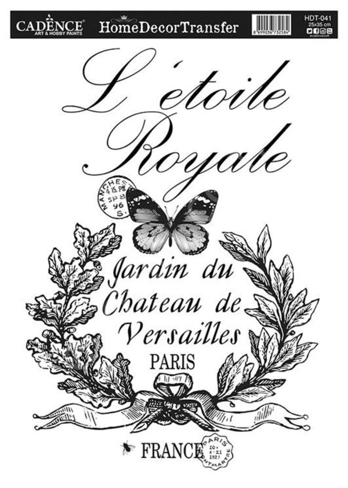 Cadence Home Dekor Transfer Kağıdı 25x35cm HDT-41