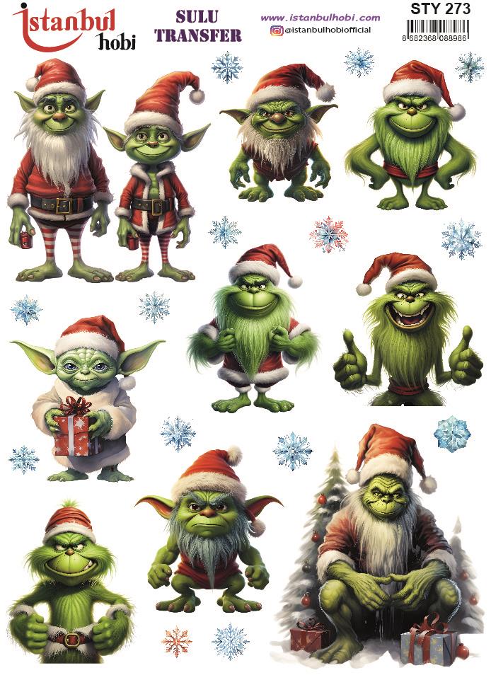 Yılbaşı Sulu Transfer 25x35cm STY273