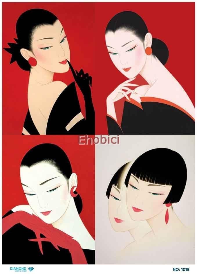 Diamond Pirinç Dekopaj Kağıdı - 1015