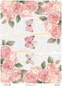 Diamond Pirinç Dekopaj Kağıdı - 5072