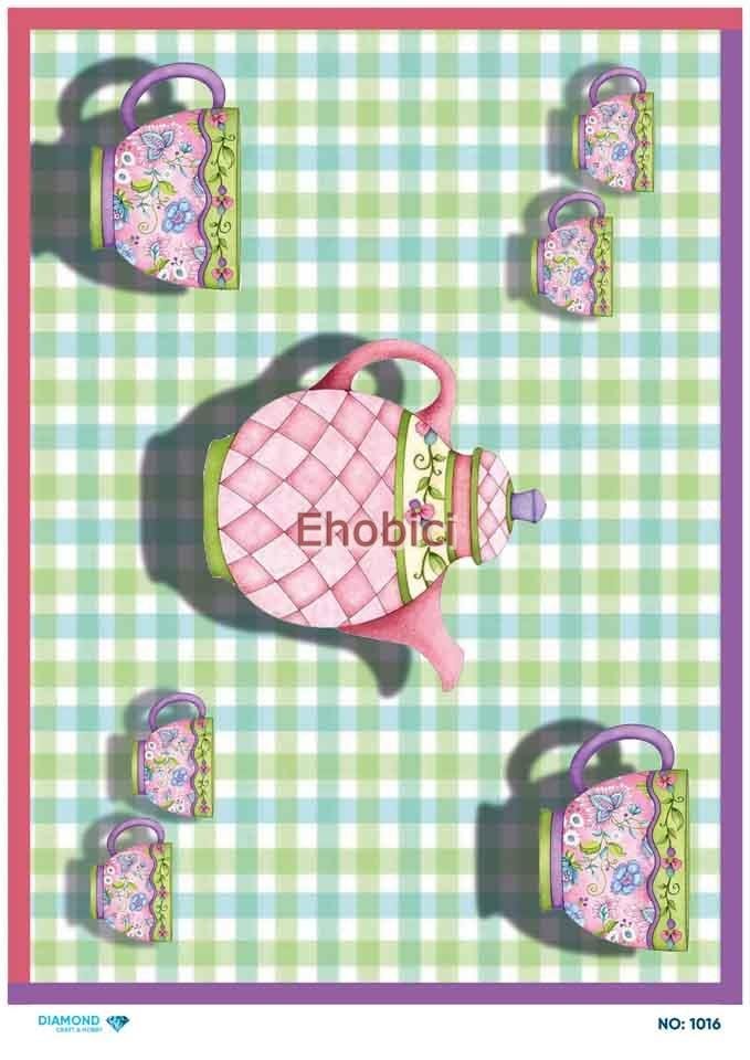 Diamond Pirinç Dekopaj Kağıdı - 1016