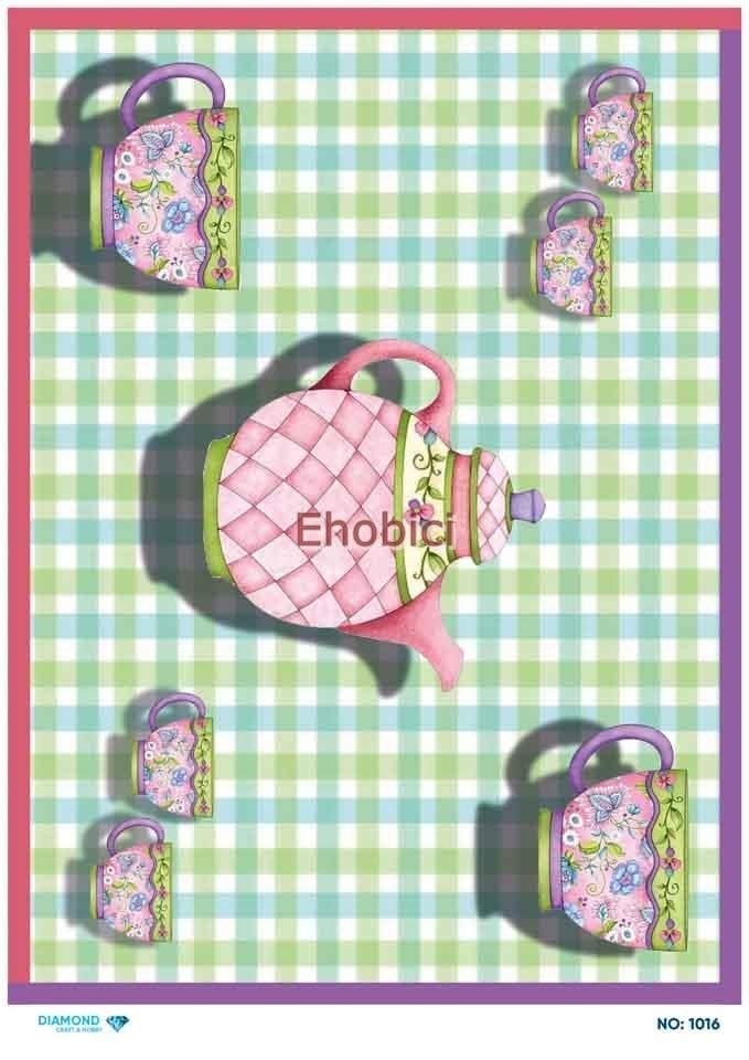 Diamond Pirinç Dekopaj Kağıdı - 1016