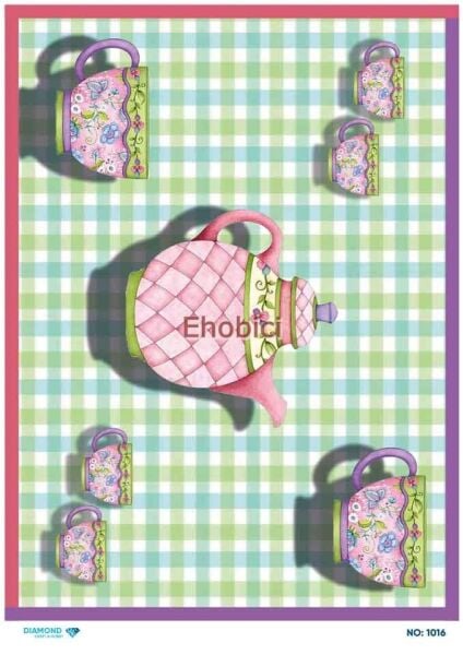 Diamond Pirinç Dekopaj Kağıdı - 1016