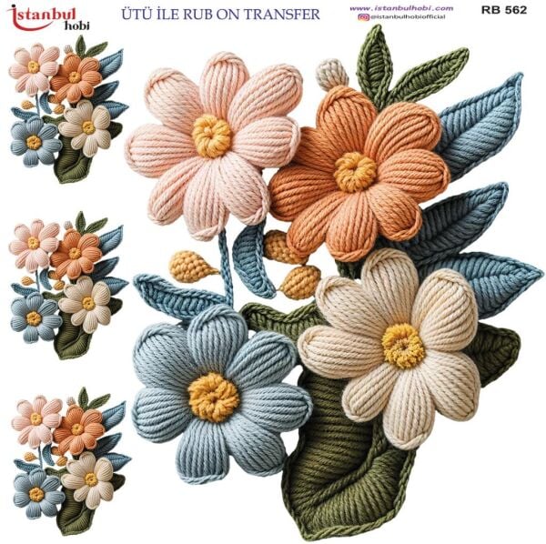 Ütü ile Rub On Transfer Kağıdı 30x30cm RB-562