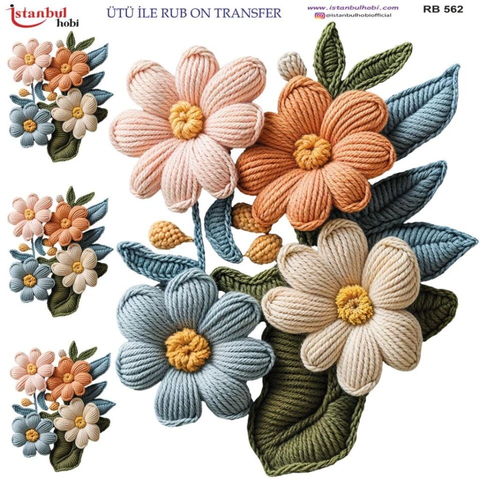 Ütü ile Rub On Transfer Kağıdı 30x30cm RB-562