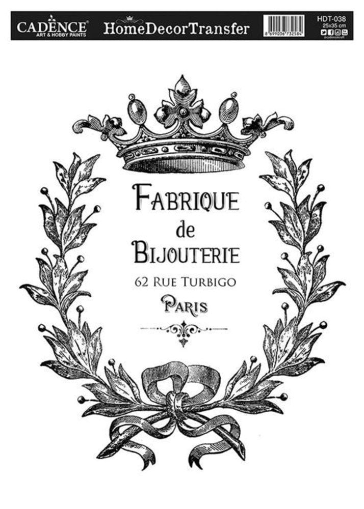 Cadence Home Dekor Transfer Kağıdı 25x35cm HDT-38