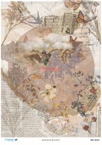 Diamond Pirinç Dekopaj Kağıdı - 5075