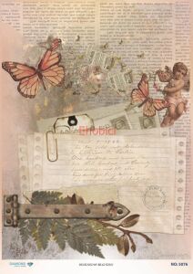 Diamond Pirinç Dekopaj Kağıdı - 5076