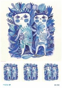 Diamond Pirinç Dekopaj Kağıdı - 1521