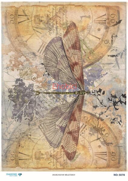 Diamond Pirinç Dekopaj Kağıdı - 5078