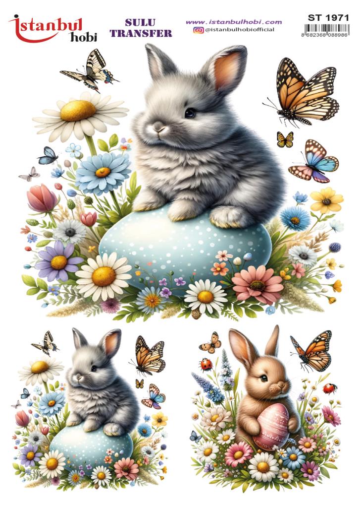 Sulu Transfer Kağıdı 25x35cm ST-1971