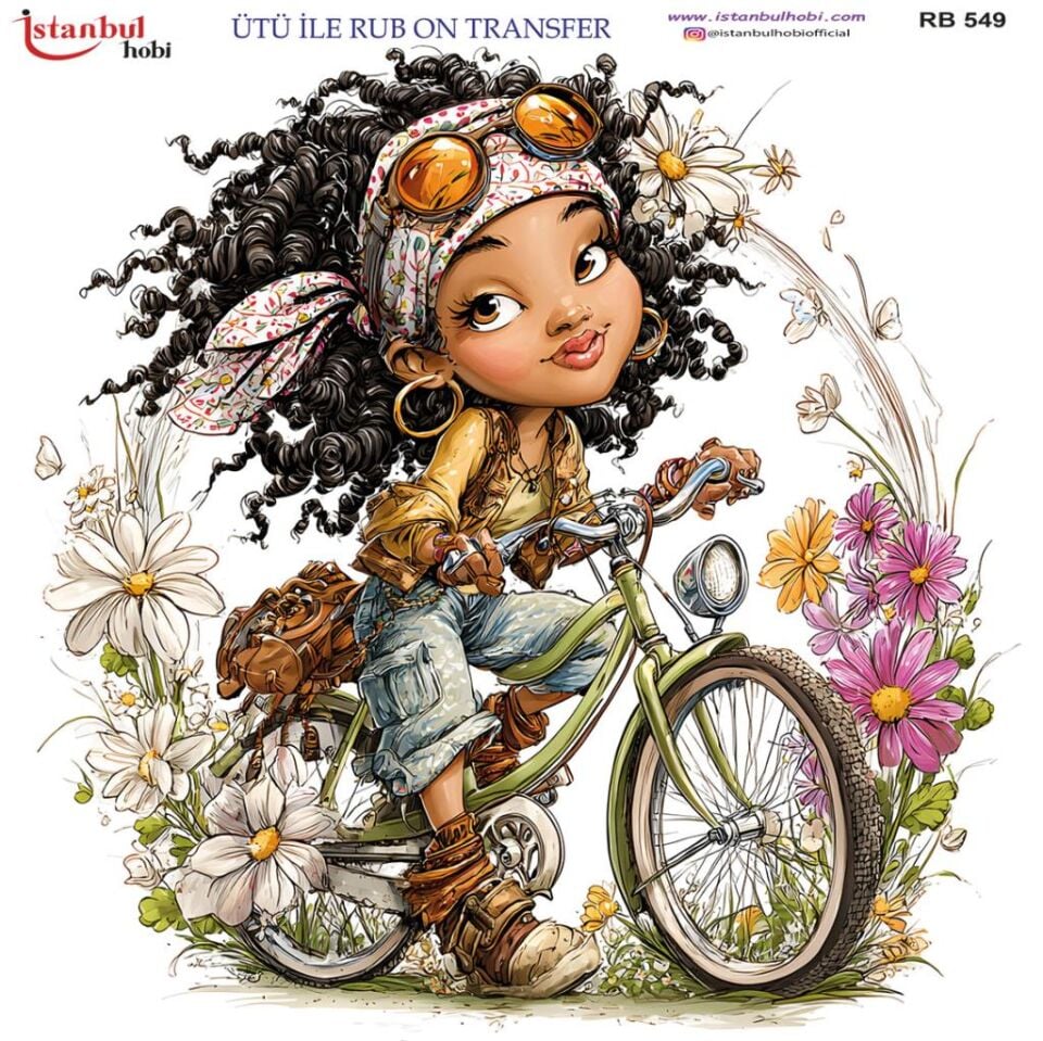 Ütü ile Rub On Transfer Kağıdı 30x30cm RB-549
