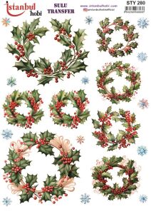 Yılbaşı Sulu Transfer 25x35cm STY280