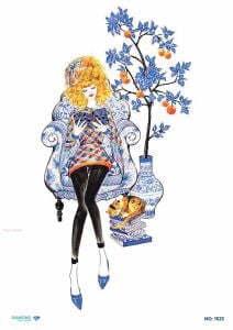 Diamond Pirinç Dekopaj Kağıdı - 1523