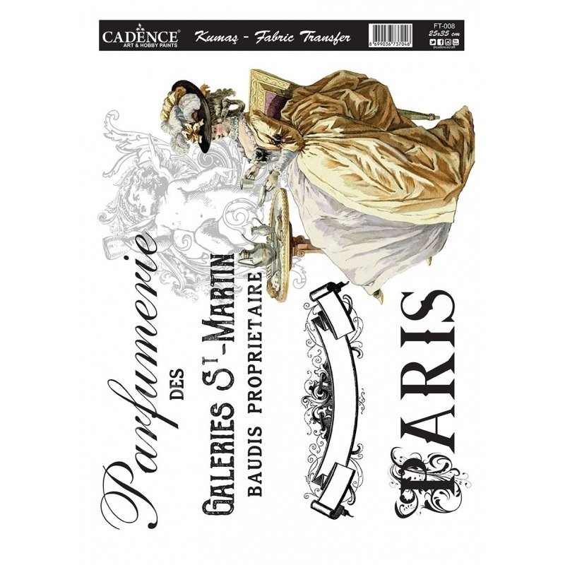 FT-08 CadenceKumaş Transfer 25x35cm