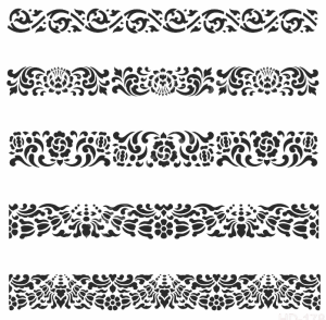 HD178 Cadence Home Dekor Stencil 45x45