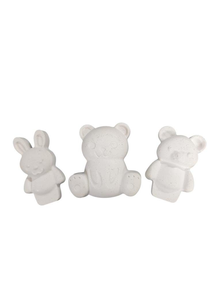 Tavşancık ve Ayıcıklar 3'lü Set Figür