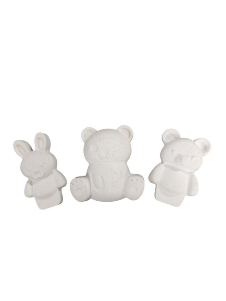 Tavşancık ve Ayıcıklar 3'lü Set Figür