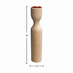 Ahşap Şamdan 18cm ŞA56