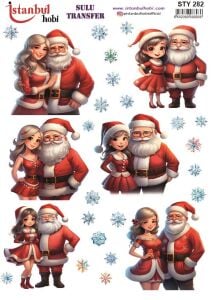 Yılbaşı Sulu Transfer 25x35cm STY282