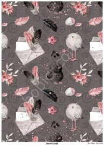 Lineart Pirinç Dekopaj Kağıdı Model - 1554