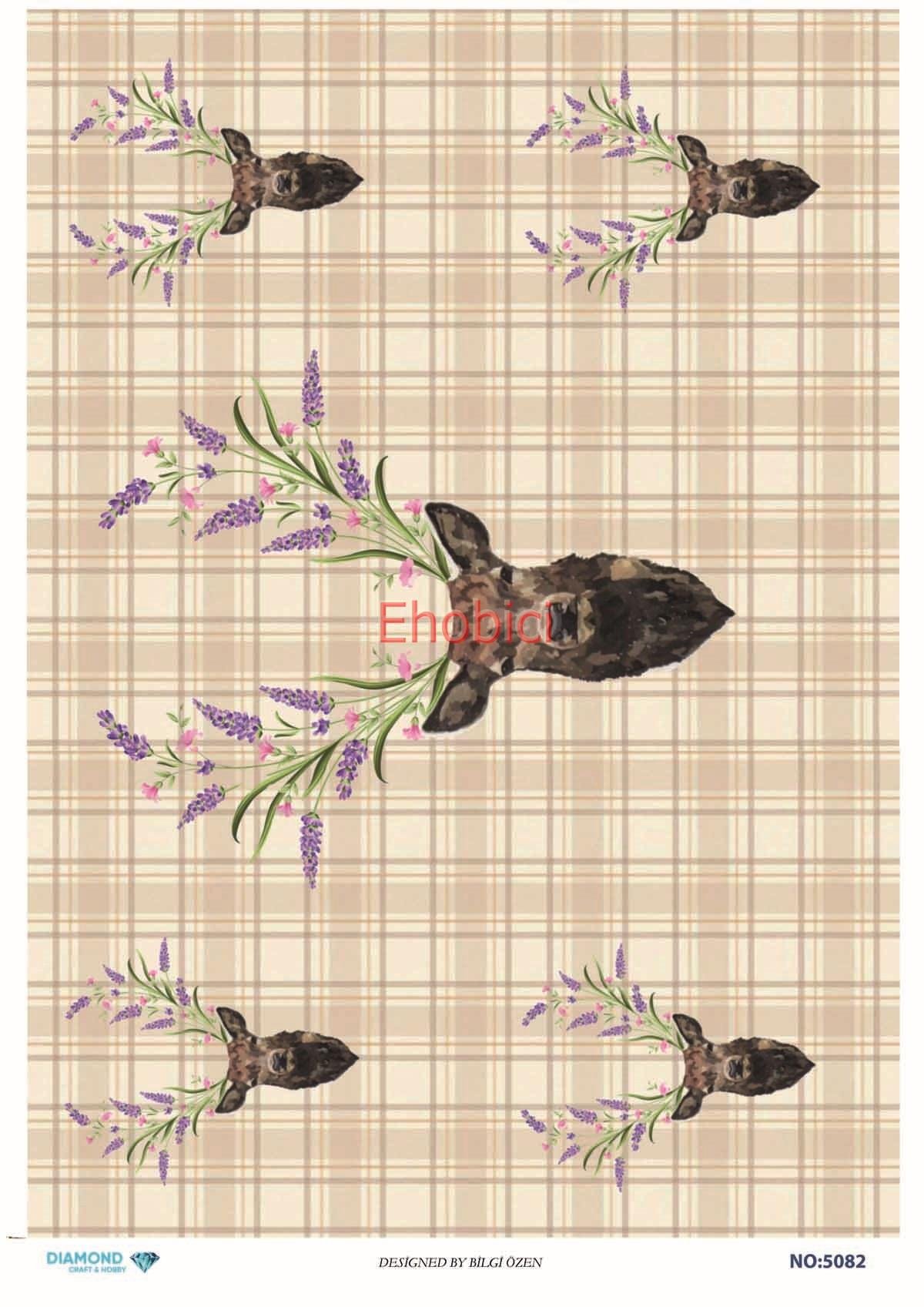 Diamond Pirinç Dekopaj Kağıdı - 5082