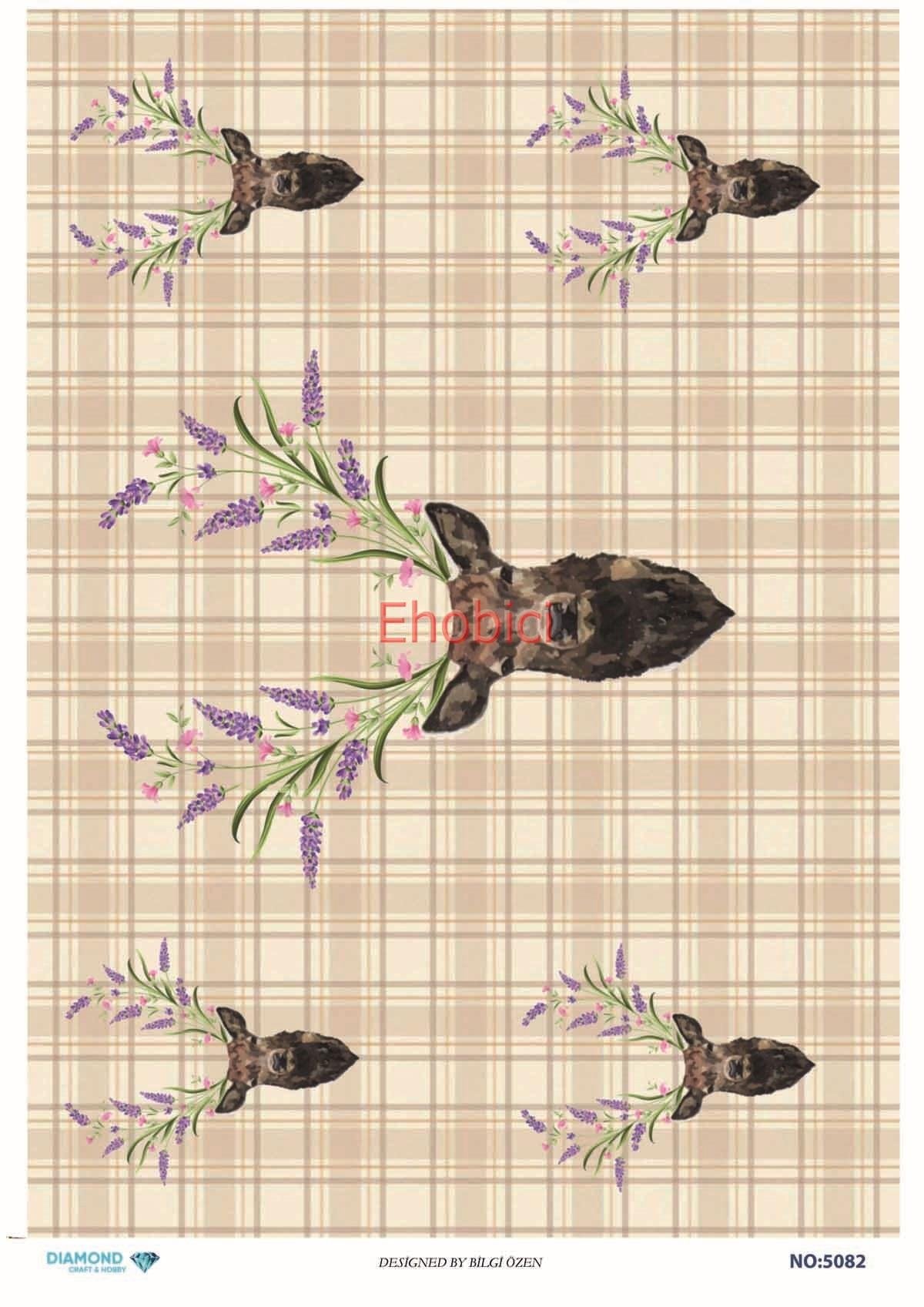 Diamond Pirinç Dekopaj Kağıdı - 5082