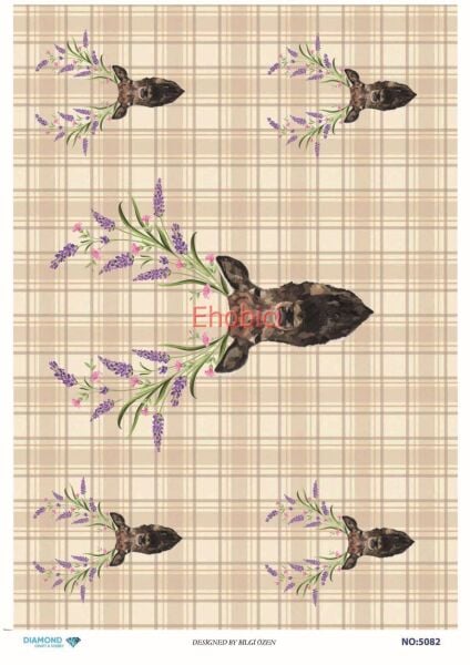 Diamond Pirinç Dekopaj Kağıdı - 5082