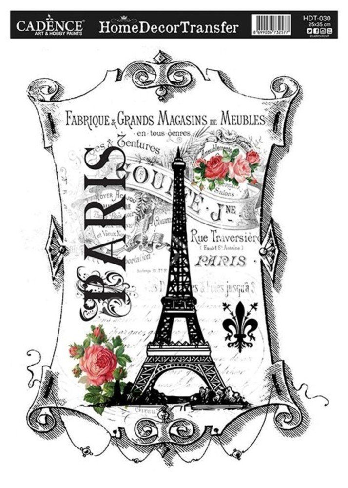 Cadence Home Dekor Transfer Kağıdı 25x35cm HDT-30