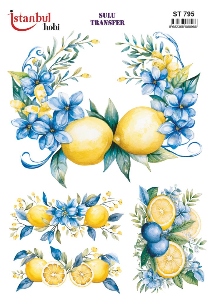 Sulu Transfer Kağıdı 25x35cm ST-795