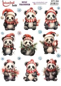 Yılbaşı Sulu Transfer 25x35cm STY284