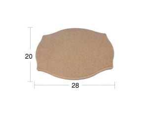 Ahşap Pano 28x20cm PA198