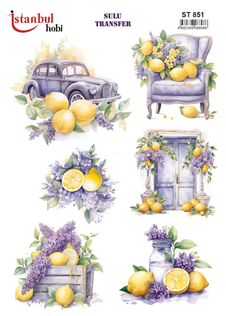 Sulu Transfer Kağıdı 25x35cm ST-851