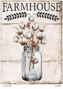 Diamond Pirinç Dekopaj Kağıdı - 1526