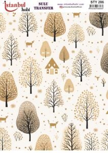 Yılbaşı Sulu Transfer 25x35cm STY286