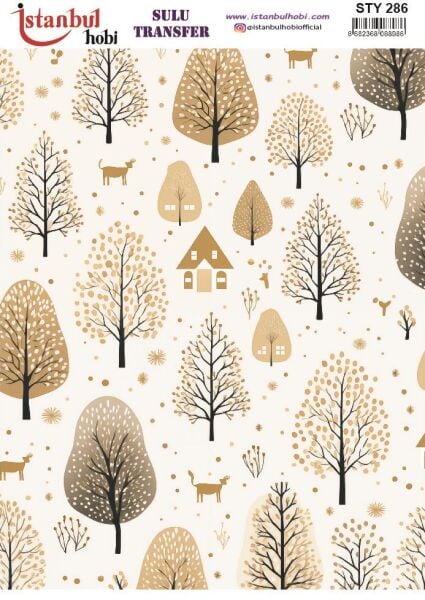 Yılbaşı Sulu Transfer 25x35cm STY286