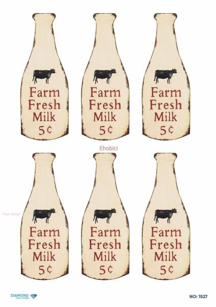 Diamond Pirinç Dekopaj Kağıdı - 1527