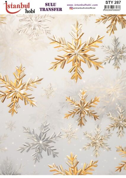 Yılbaşı Sulu Transfer 25x35cm STY287