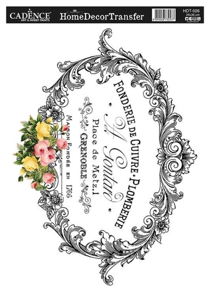 Cadence Home Dekor Transfer Kağıdı 25x35cm HDT-26